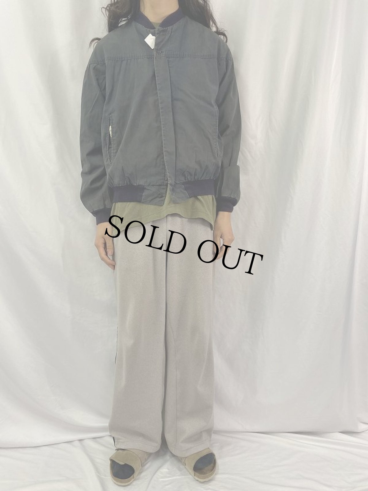 画像2: 60's PETERS "Derby Jacket TYPE" ジップブルゾン SIZE40 (2)