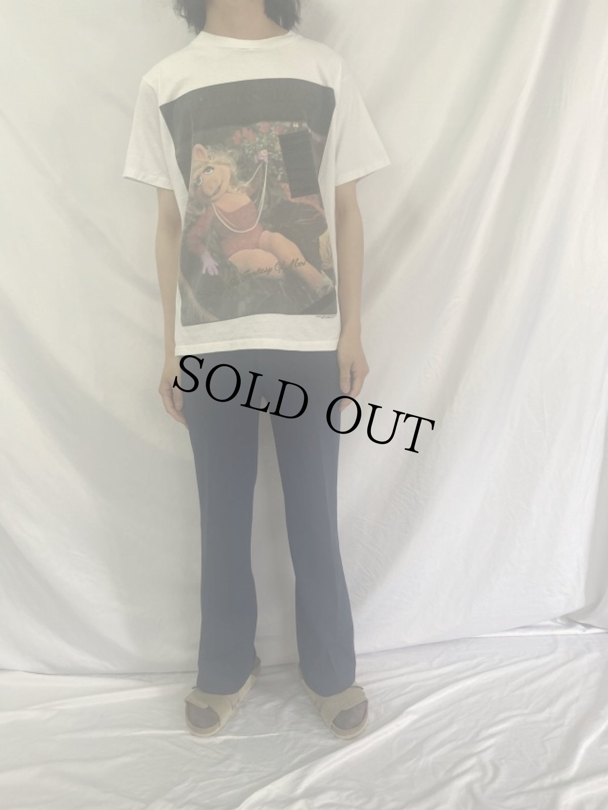 画像2: 90's ミス・ピギー "PIGTORIA'S SECRET" パロディTシャツ L (2)