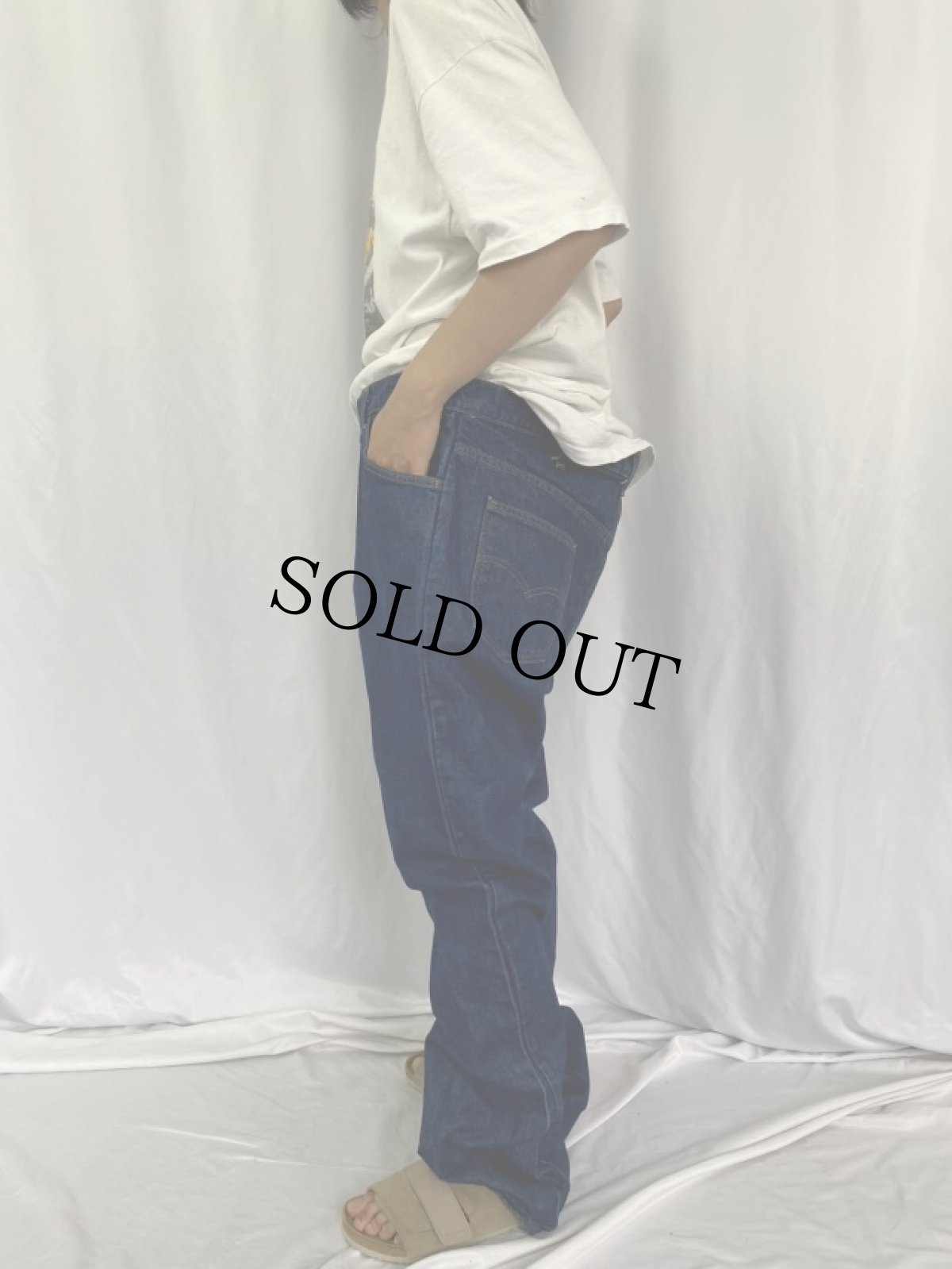 画像3: 80's Levi's 646 USA製 ベルボトムデニムパンツ W42 (3)