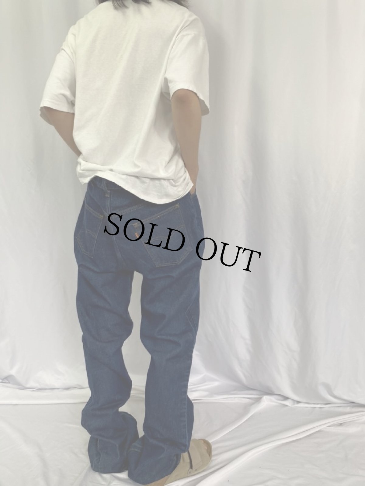 画像4: 80's Levi's 646 USA製 ベルボトムデニムパンツ W42 (4)