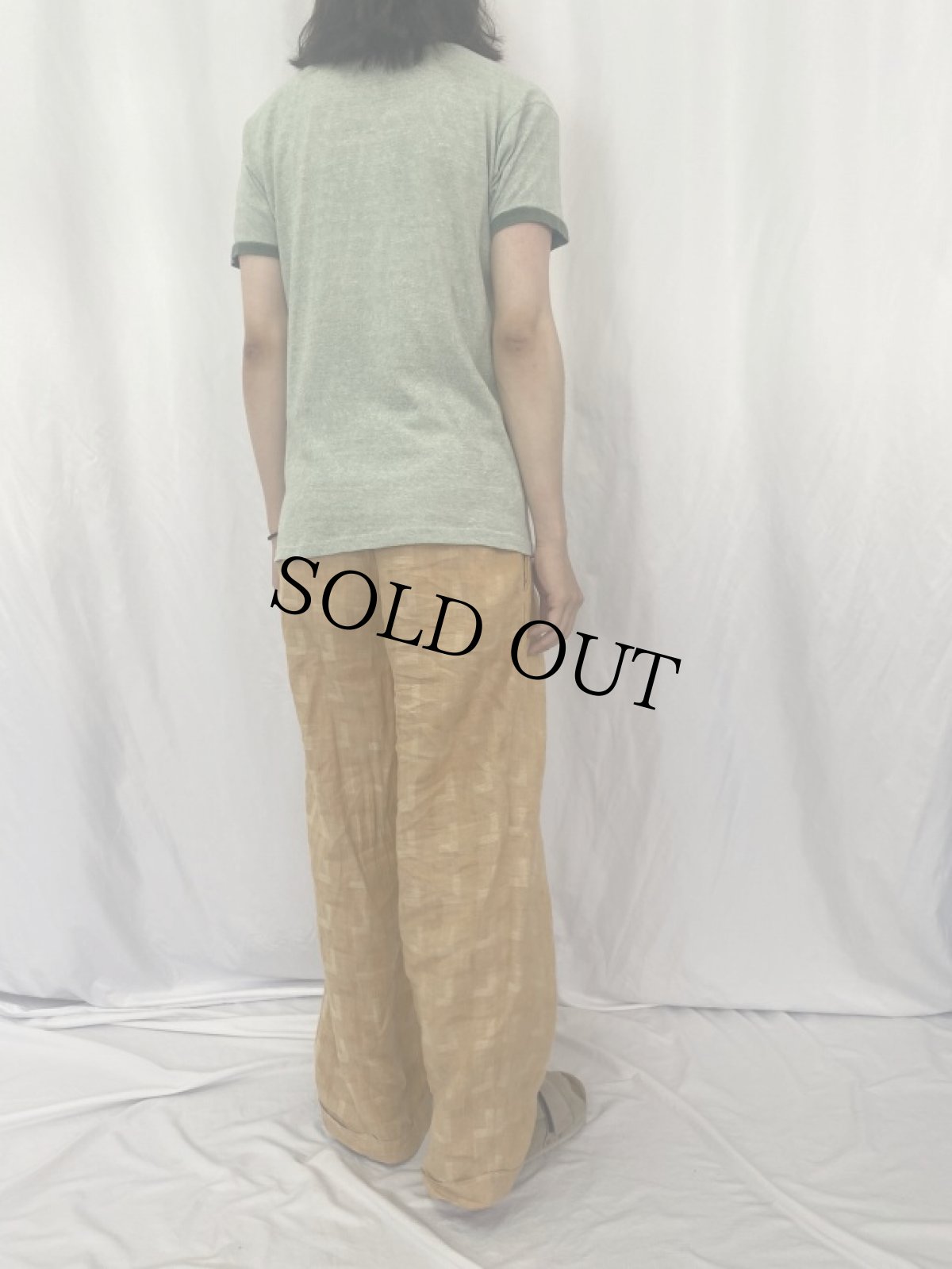 画像4: 70s~80's Champion バータグ USA製 "RIVERSIDE POLY BEARS" リンガーTシャツ L (4)