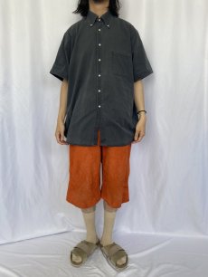 画像2: 90's Burberrys FRANCE製 ロゴ刺繍 ボタンダウンシャツ SIZE43 (2)