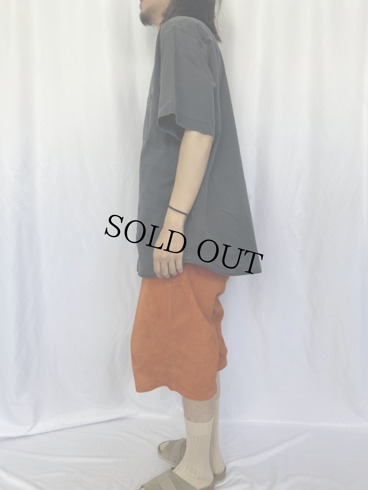 画像3: 90's Burberrys FRANCE製 ロゴ刺繍 ボタンダウンシャツ SIZE43 (3)