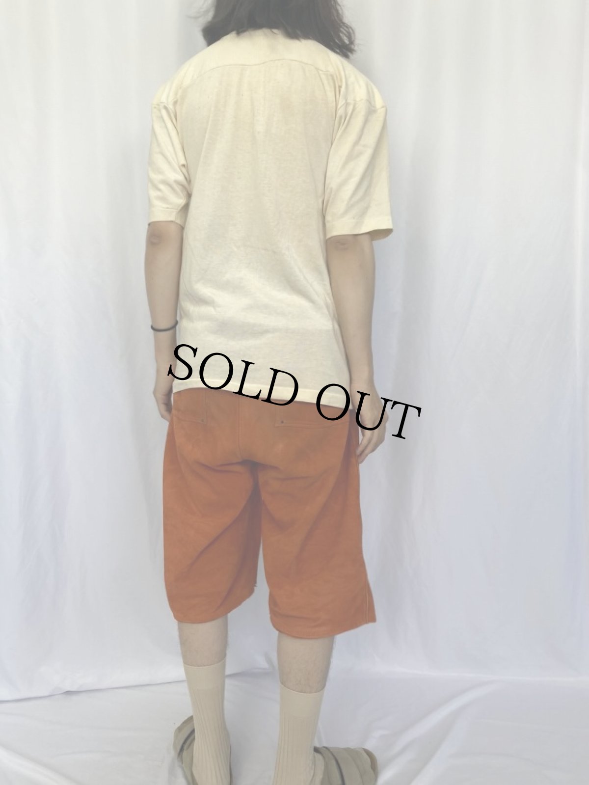 画像4: 70s~80's Champion USA製 バータグ "NORTHMONT T-BOLTS" 七分袖フットボールTシャツ M (4)