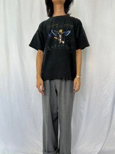 画像2: 90's KURT COBAIN USA製 ロックミュージシャンプリントTシャツ L (2)