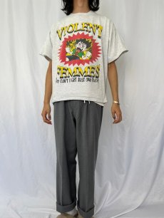 画像2: 90's VIOLENT FEMMES "WHY CAN'T GET JUST ONE FUCK?" フォークパンクバンドTシャツ XL (2)