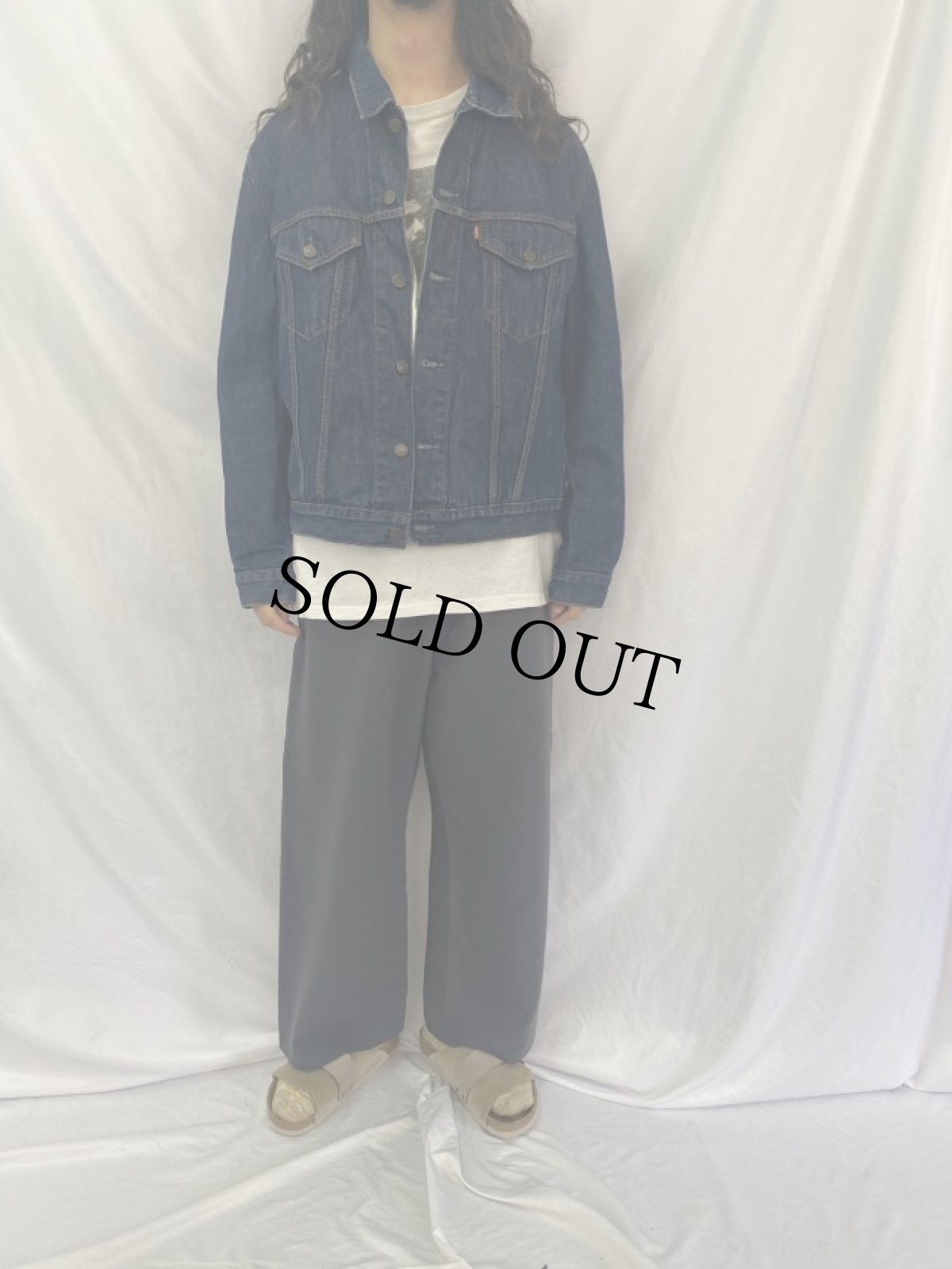 画像2: 2000's EURO Levi's 70550 デニムジャケット XL (2)