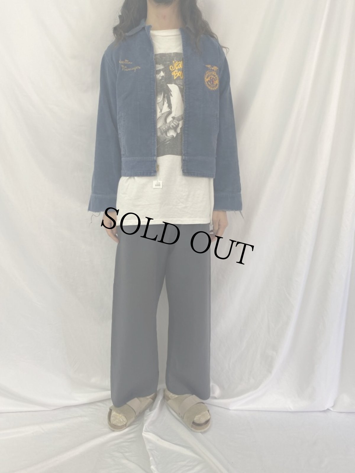 画像2: 60〜70's FFA "CALIFORNIA SUSANVILEE" ファーマーズコーデュロイジャケット (2)