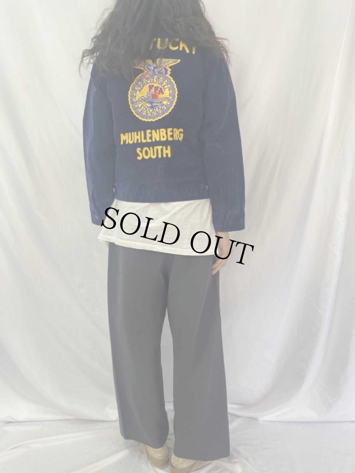 画像4: FFA "KENTUCKY MUHLENBERG SOUTH" ファーマーズコーデュロイジャケット 34 (4)