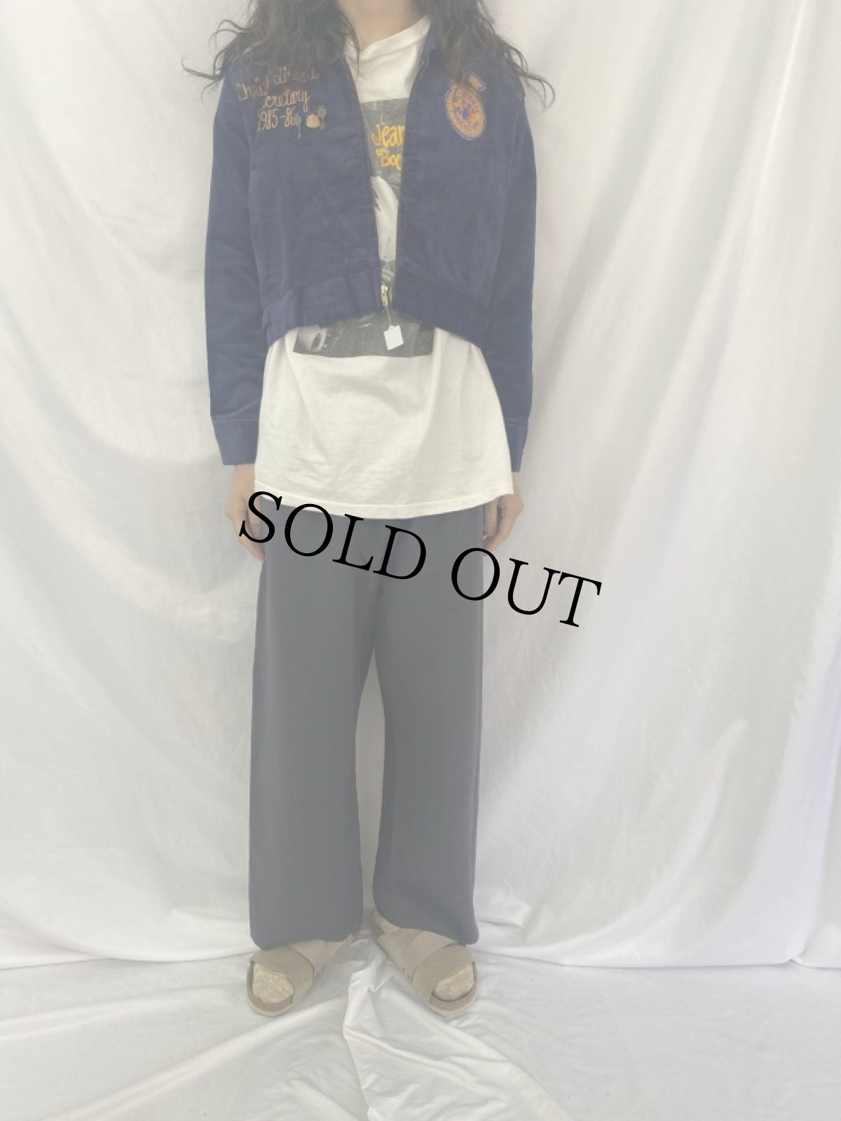 画像2: 80's FFA "TEXAS LAKE DALLAS" ファーマーズコーデュロイジャケット 36 (2)