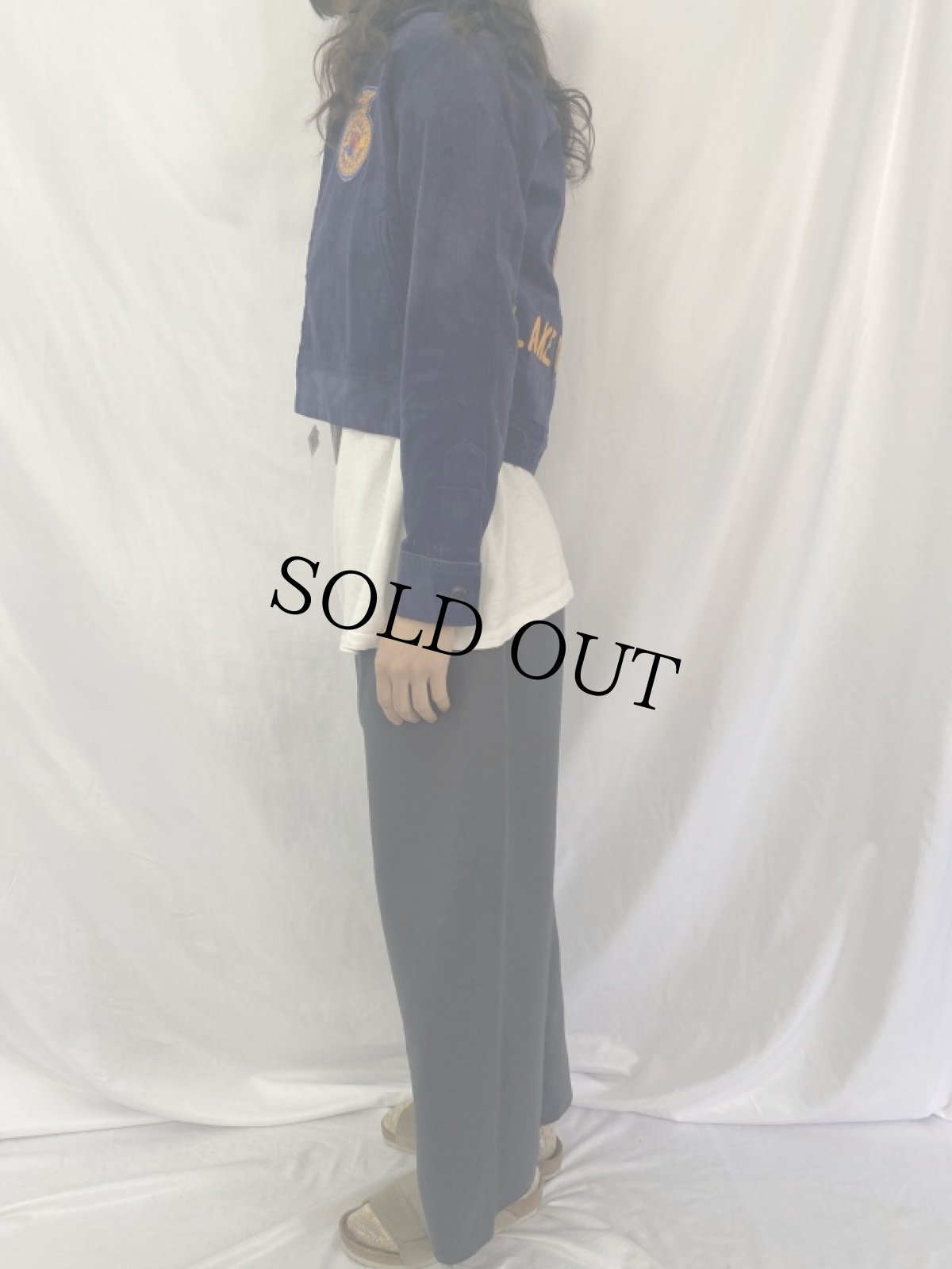 画像3: 80's FFA "TEXAS LAKE DALLAS" ファーマーズコーデュロイジャケット 36 (3)