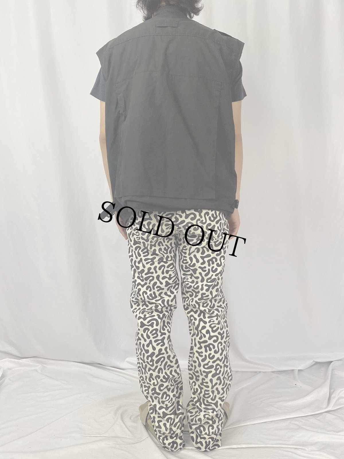 画像4: UNIVERS ハンティングベスト BLACK 52 (4)