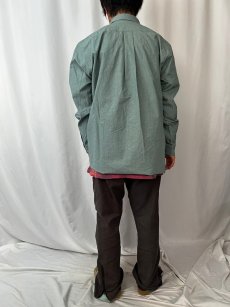 画像4: 【SALE】  CULTURES "CRAFTMAN EYES SHIRT" BLACK L (4)