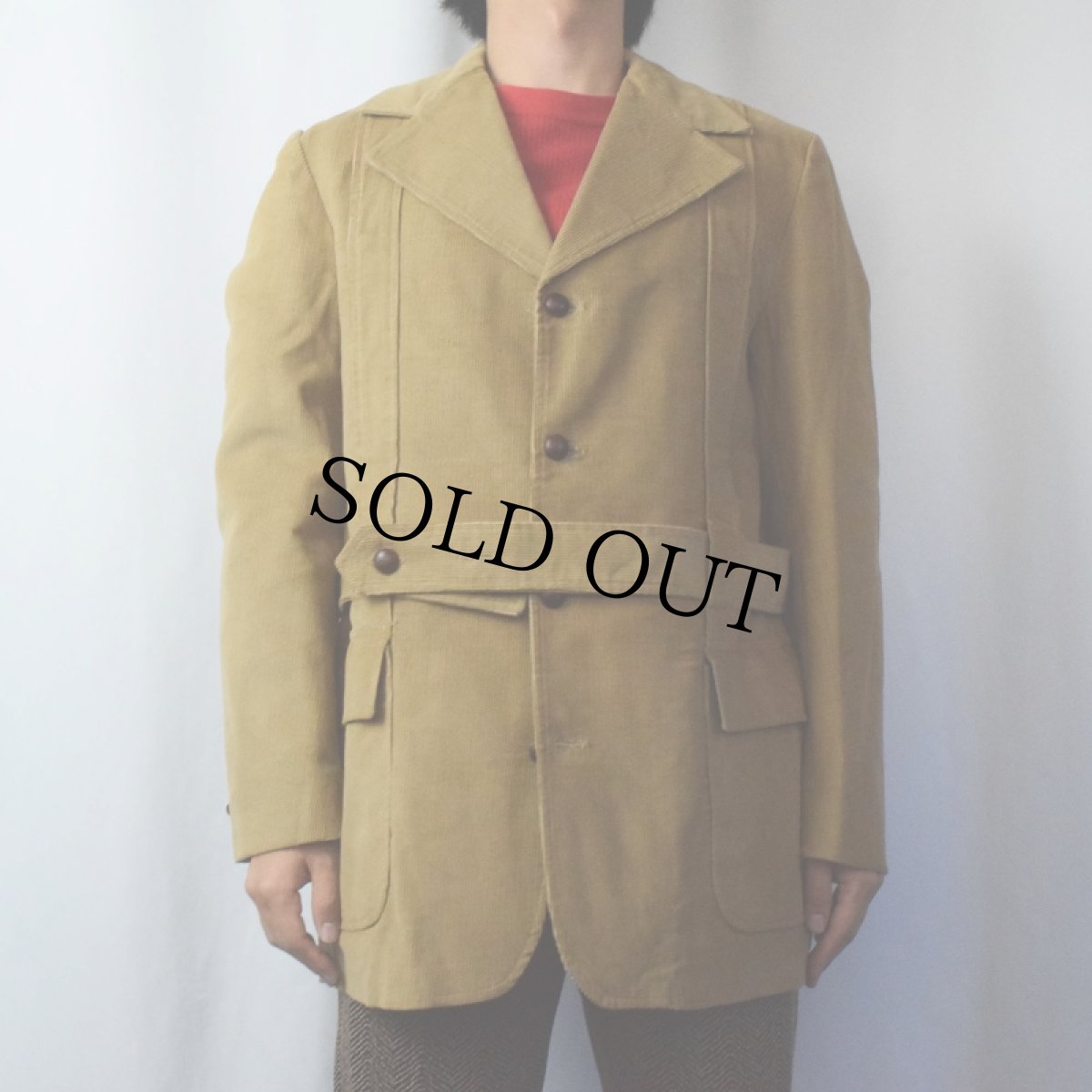 画像2: 60's L.L.Bean 筆記体タグ コーデュロイノーフォークジャケット (2)