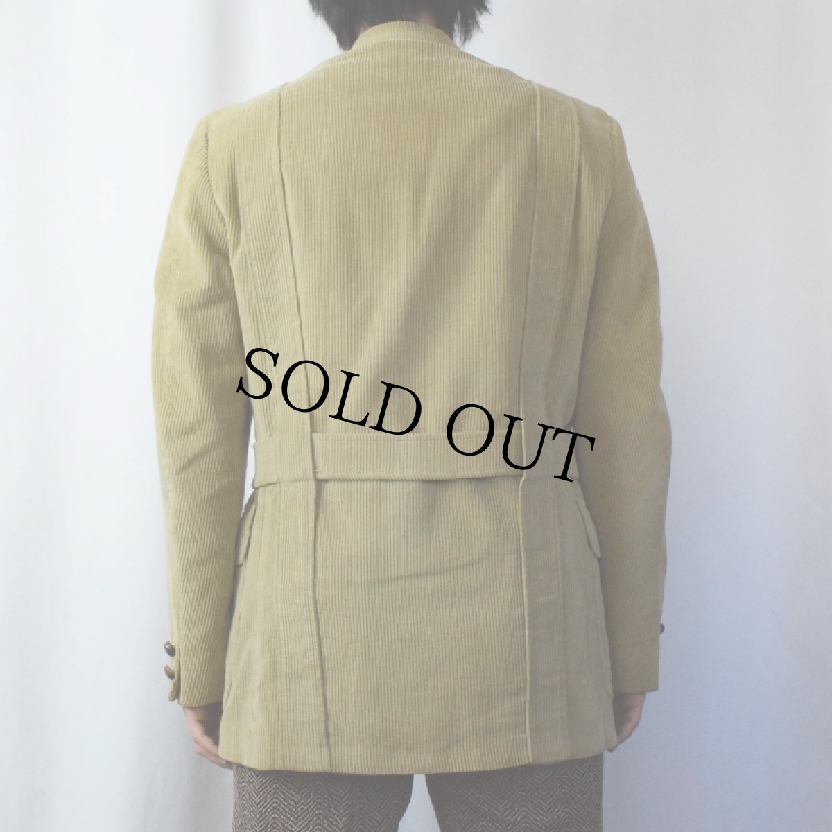 画像3: 60〜70's Mario's コーデュロイノーフォークジャケット (3)