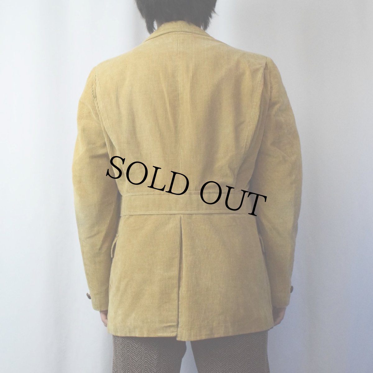 画像3: 60〜70's Cresco コーデュロイノーフォークジャケット SIZE38 (3)