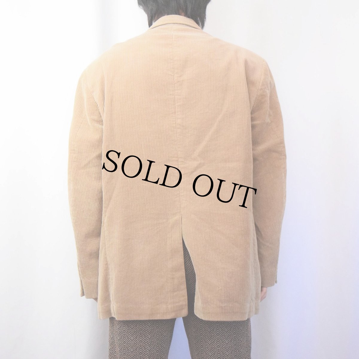 画像3: POLO Ralph Lauren 太畝 コーデュロイテーラードジャケット L (3)