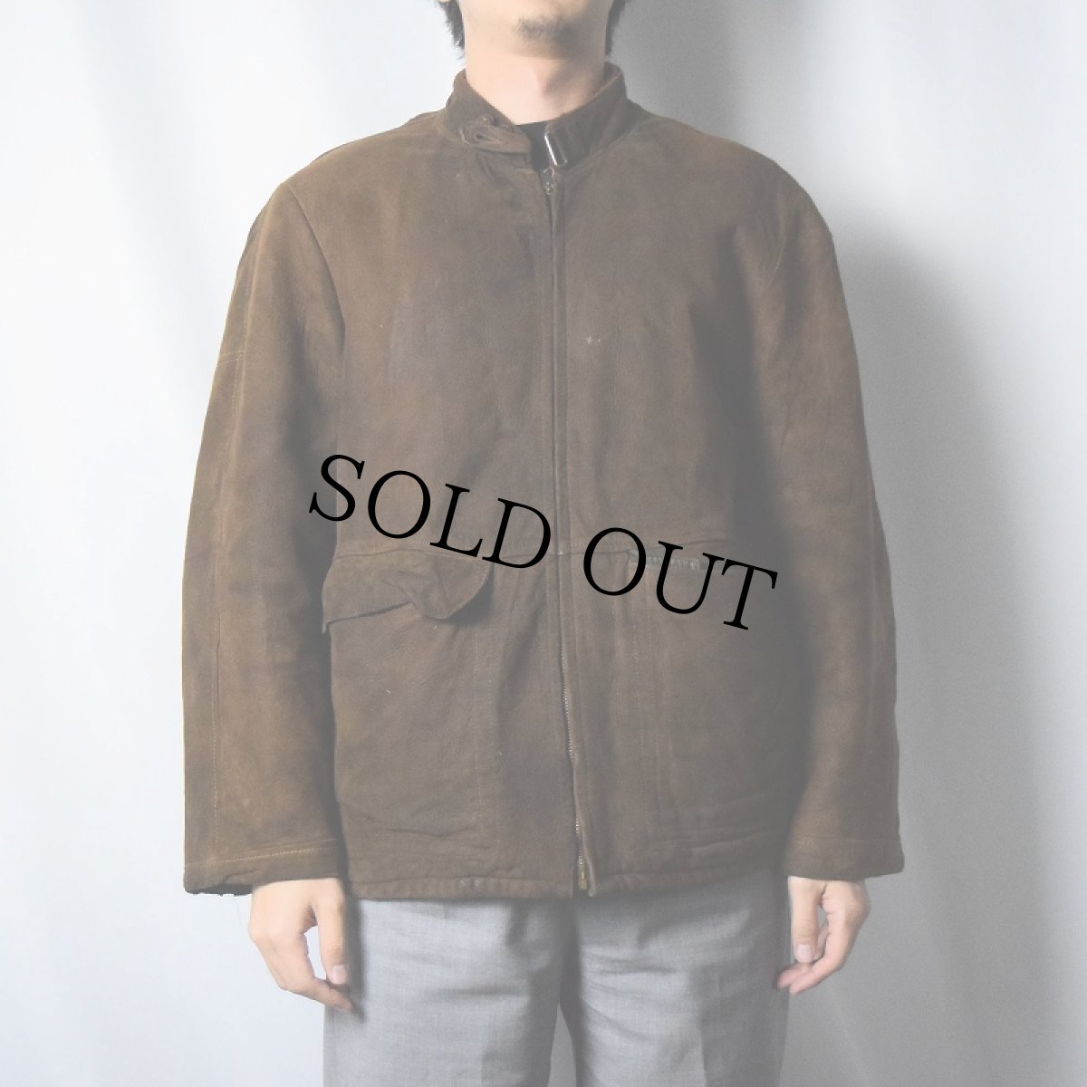 画像2: 60's TOWNCRAFT Plus Penneys スエードレザージャケット (2)