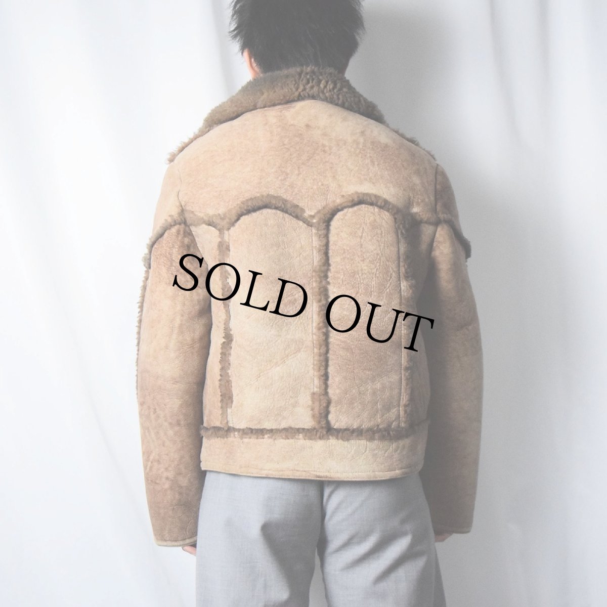 画像3: 70's Andrey Collection USA製 ムートンコート SIZE42 (3)