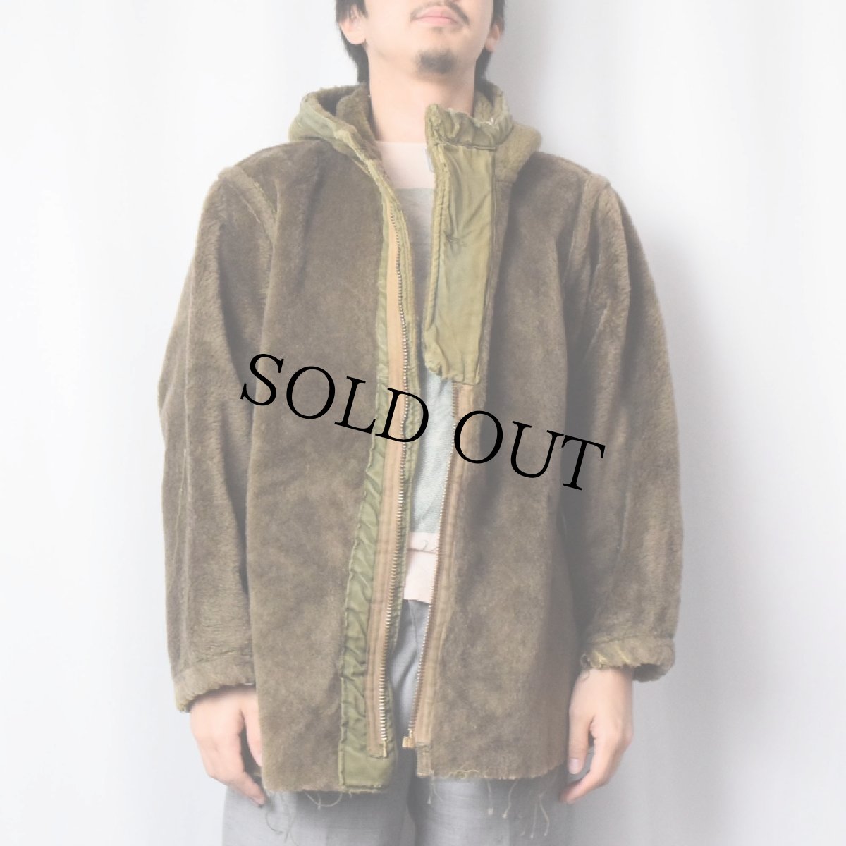 画像2: リメイク M-43 フルジップパイルライナー (2)