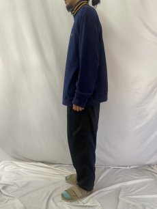 画像3: POLO Ralph Lauren ハーフジップ ハイネックスウェット NAVY XXL (3)