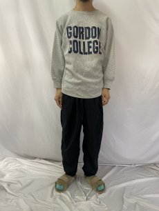 画像2: 90's REVERSE WEAVE TYPE USA製 "GORDON COLLEGE" プリントスウェット M (2)