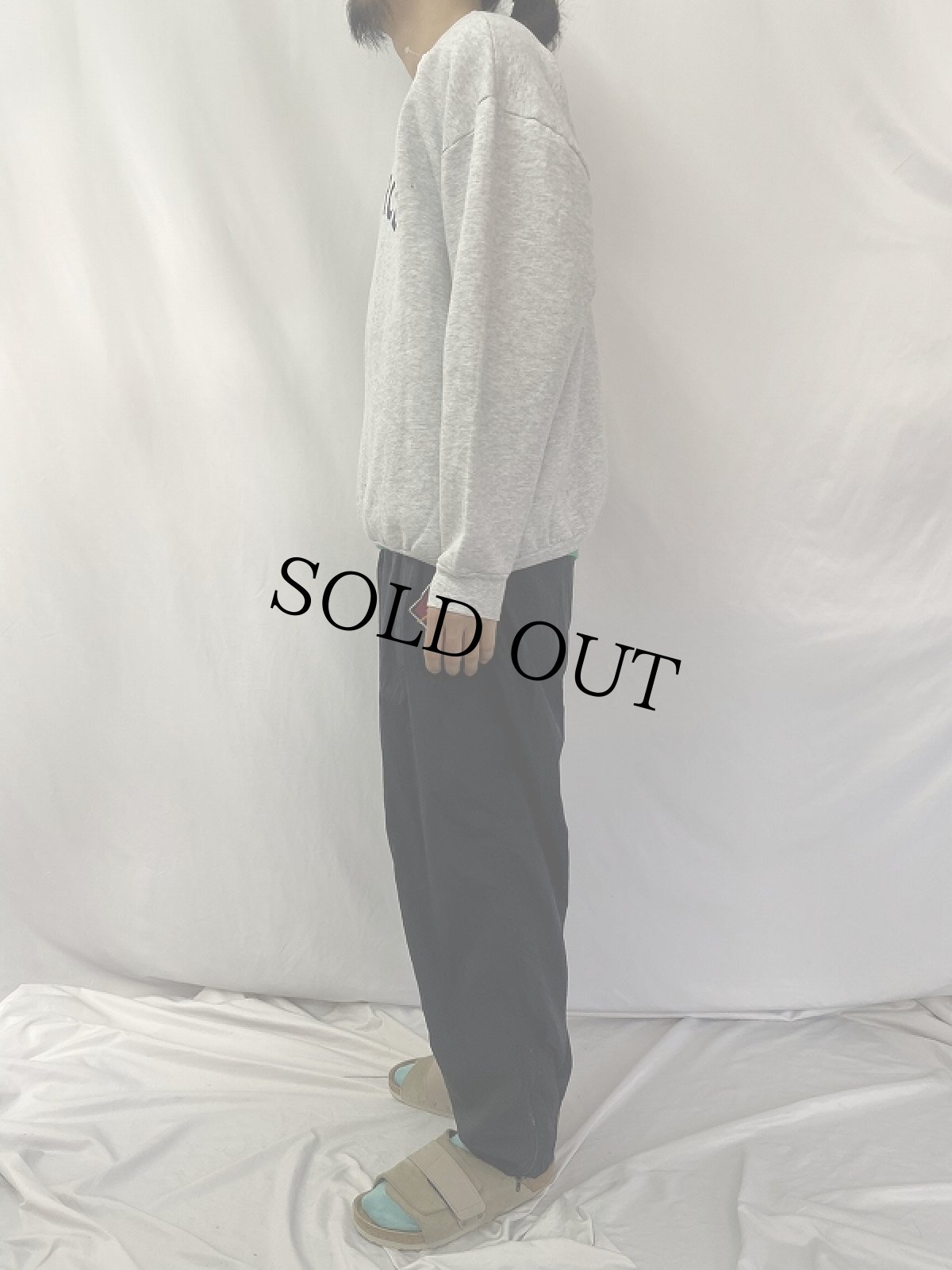 画像3: U.S.AIRFORCE USA製 ロゴプリントスウェット L (3)