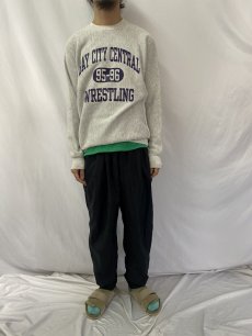 画像2: 90's REVERSE WEAVE TYPE USA製 "BAY CITY CENTRAL WRESTLING" プリントスウェット L (2)