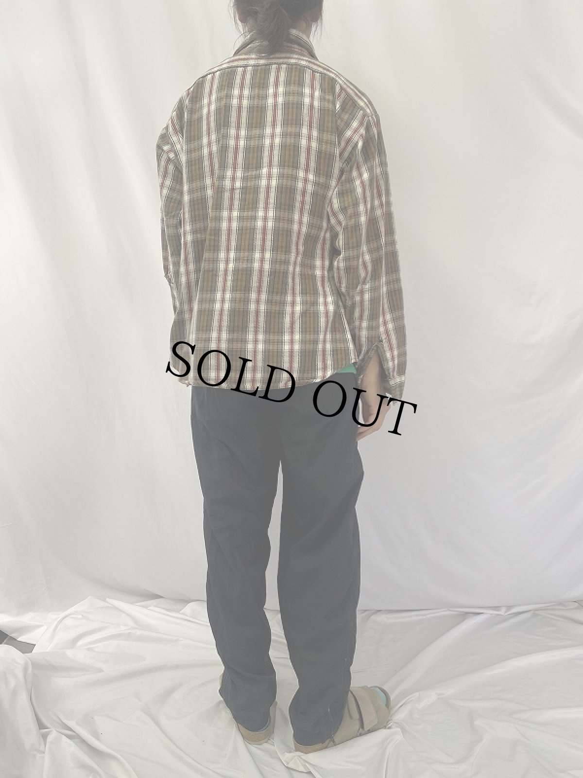 画像4: 80's FIVE BROTHER USA製 チェック柄 ヘビーネルシャツ XL (4)