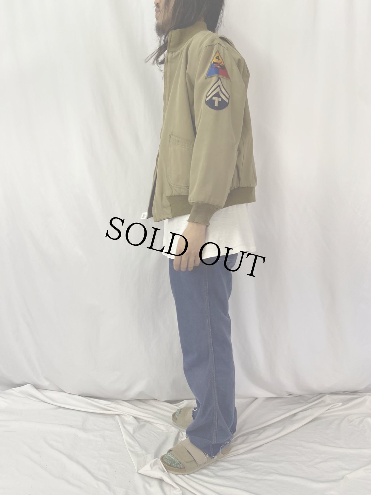 画像3: 40's U.S.ARMY "コの字エンド" タンカースジャケット 1st (3)