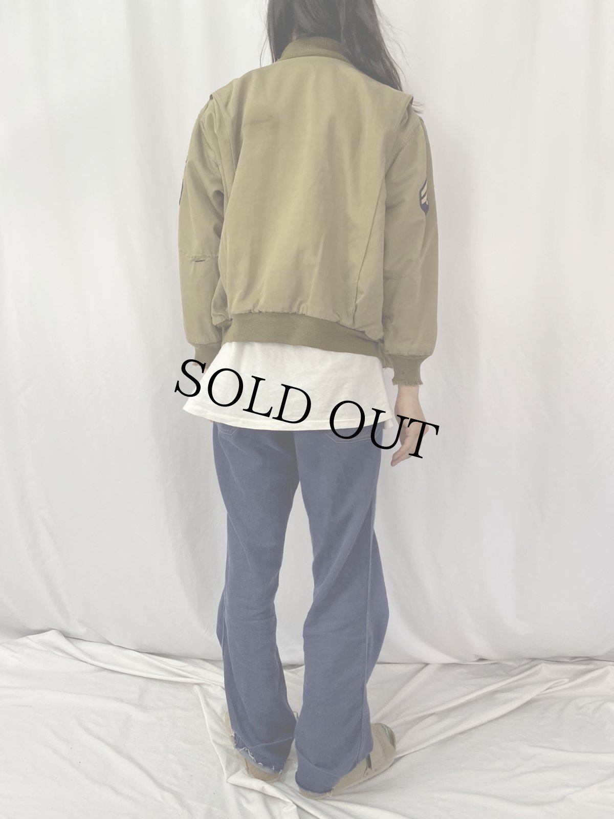 画像4: 40's U.S.ARMY "コの字エンド" タンカースジャケット 1st (4)