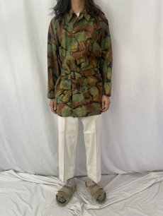 画像2: 80's  British Army ENGLAND製 "Baubour SOLWAY ZIPPER" DPMカモ柄 オイルドジャケット 1st (2)