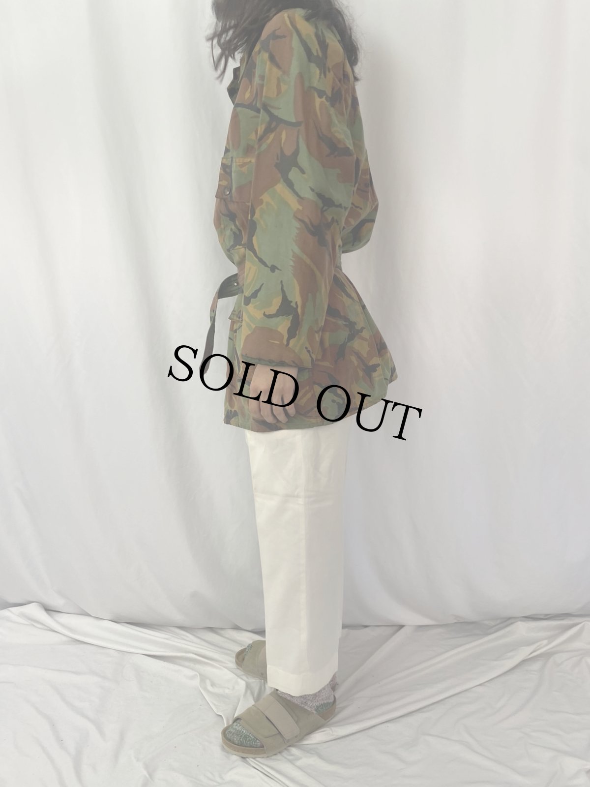 画像3: 80's  British Army ENGLAND製 "Baubour SOLWAY ZIPPER" DPMカモ柄 オイルドジャケット 1st (3)