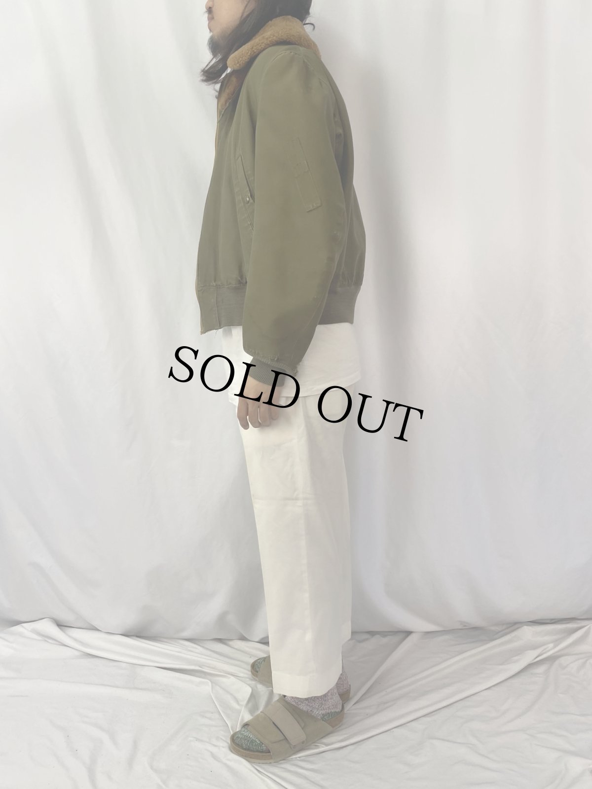 画像3: 40's US.ARMY AIR FORCE B-15 フライトジャケット SIZE40 (3)