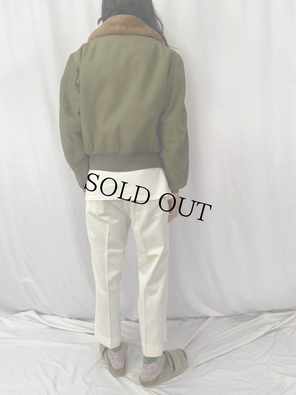 画像4: 40's US.ARMY AIR FORCE B-15 フライトジャケット SIZE40 (4)