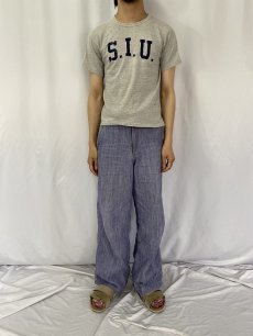 画像2: 60's Sportswear "S.I.U" プリントTシャツ M (2)