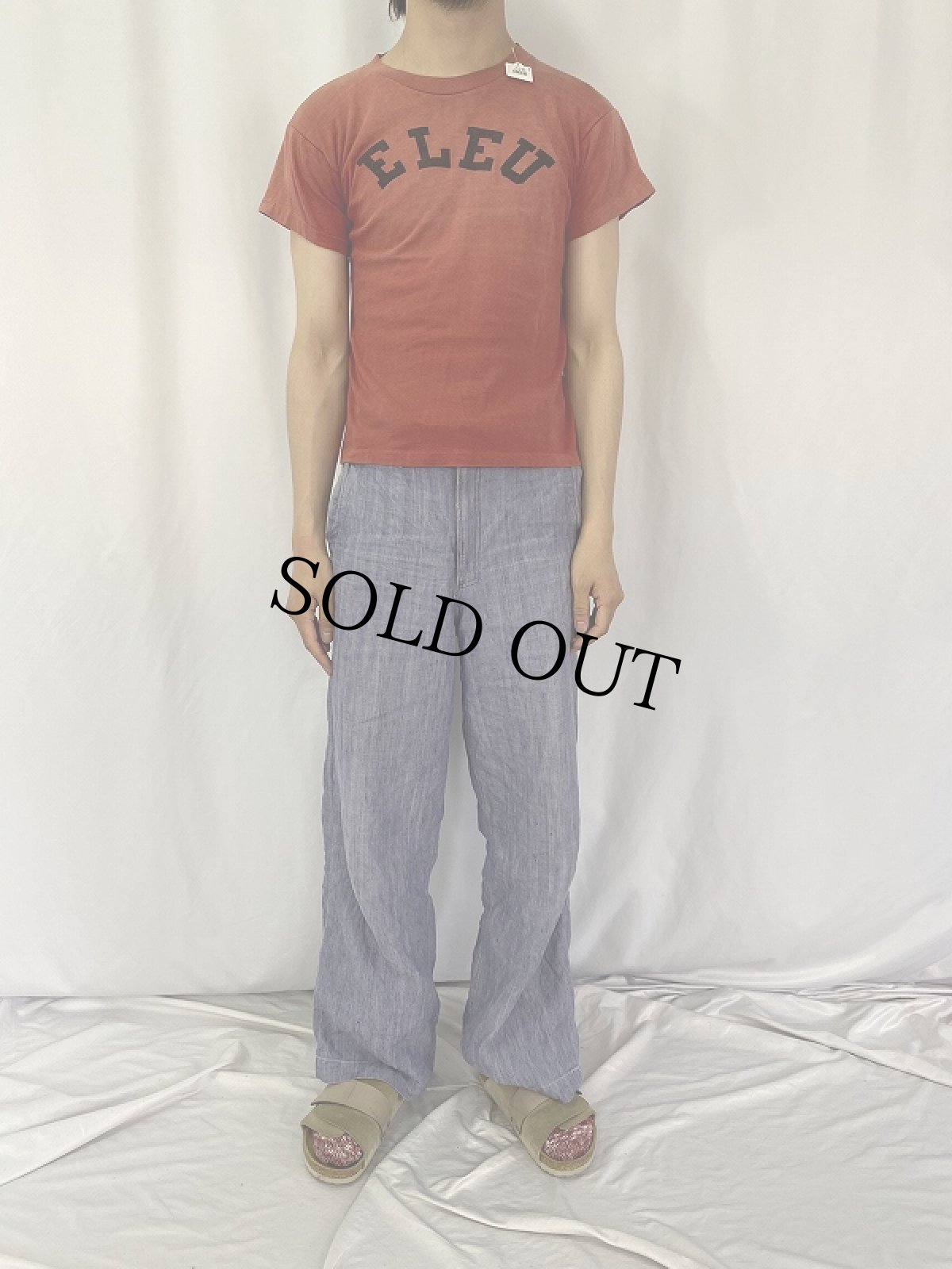 画像2: 50〜60's Champion 小文字ランタグ "KAMEHAMEHA" プリントTシャツ M (2)