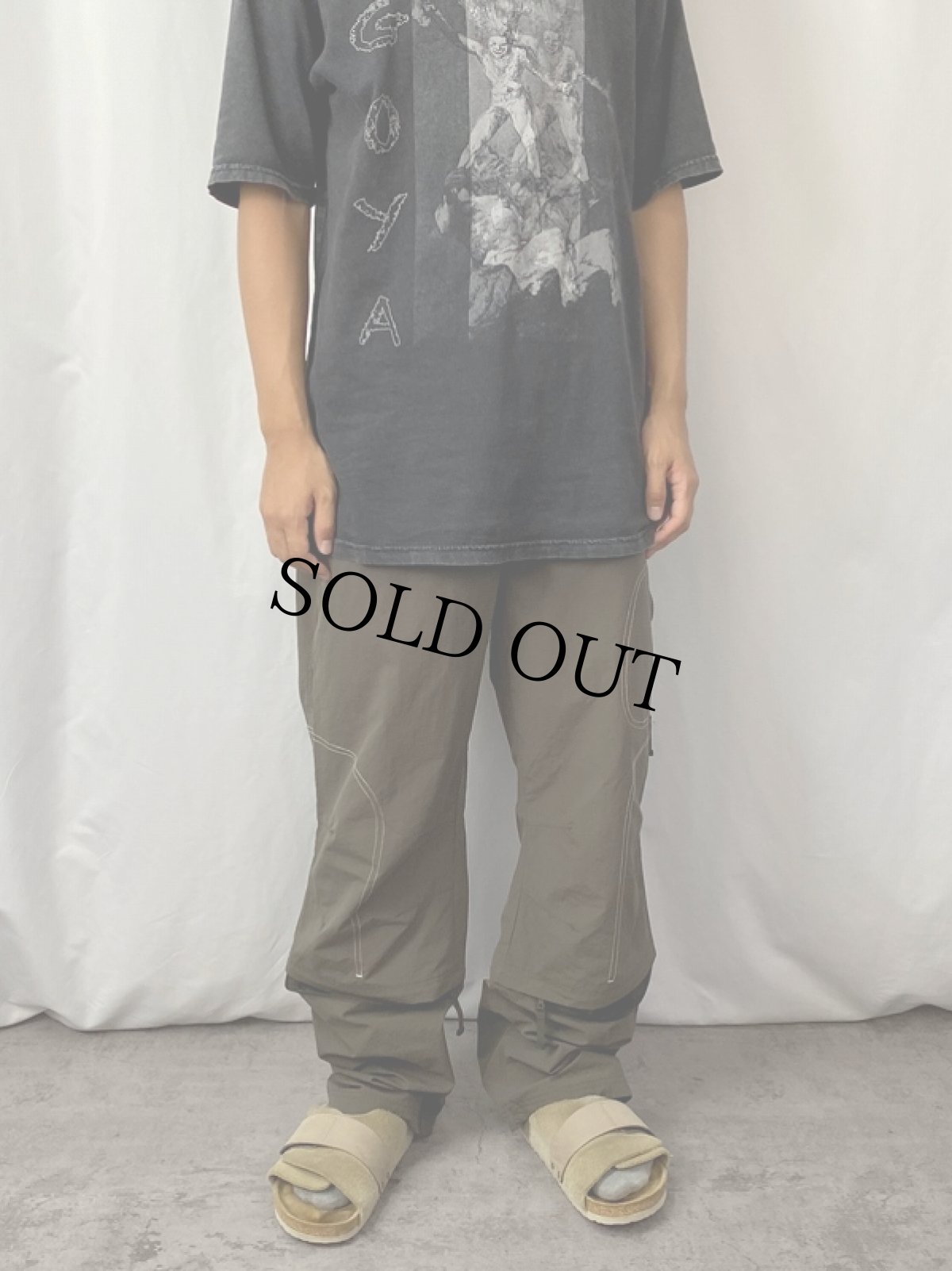 画像2: SHAMP 2WAYデザイン ドッキングナイロンパンツ L (2)