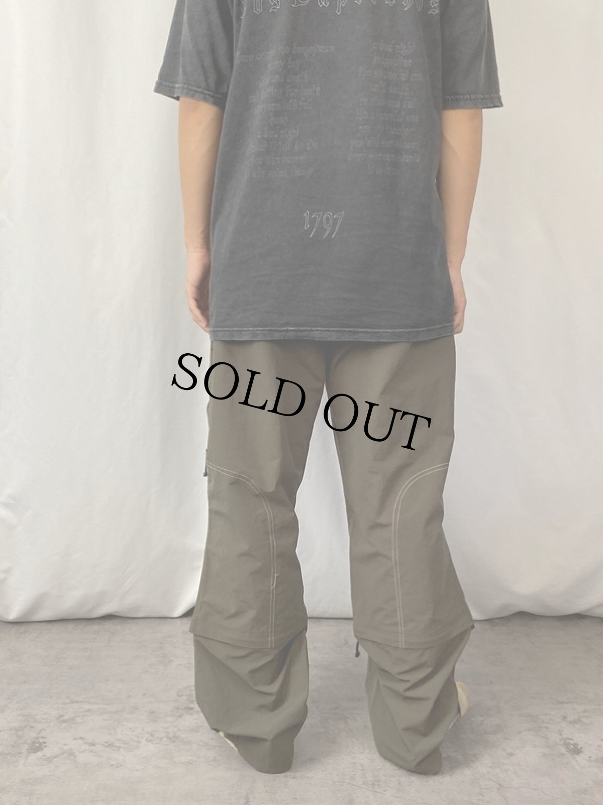 画像3: SHAMP 2WAYデザイン ドッキングナイロンパンツ L (3)