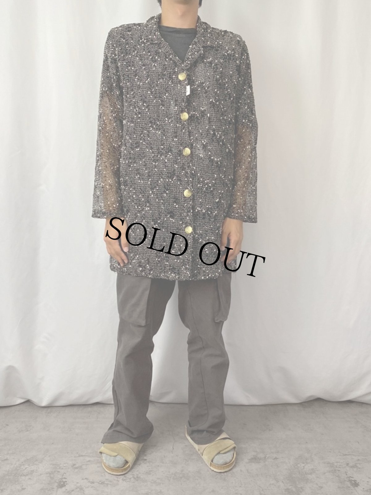 画像2: Nygel PARIS メッシュジャケット  (2)