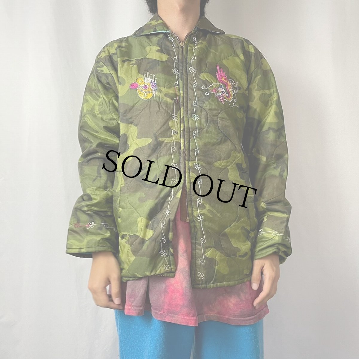 画像3: 70's VIET-NAM 70-71 "AN KHE" キルティングカモ ベトジャン (3)