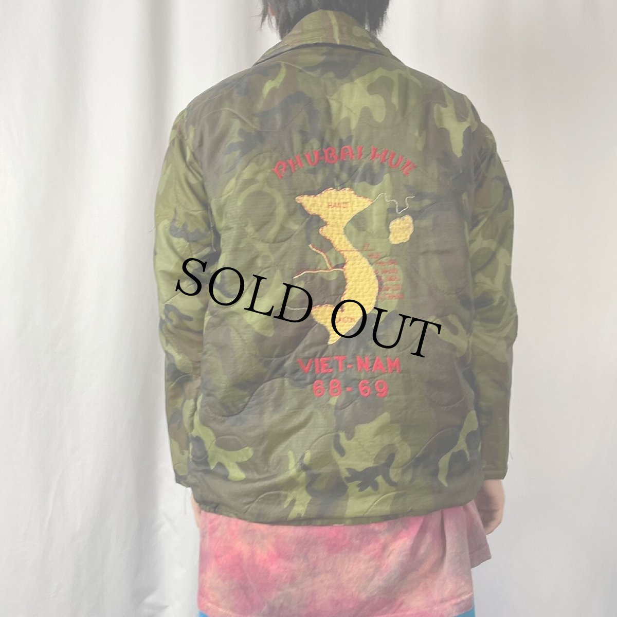 画像4: 70's VIET-NAM 68-69 "PHU-BAI HUE" キルティングカモ ベトジャン (4)