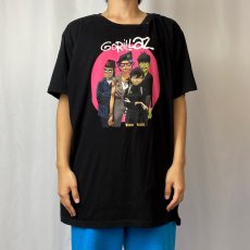 画像2: 2000's GORILLAZ ロックバンドTシャツ BLACK XXL (2)