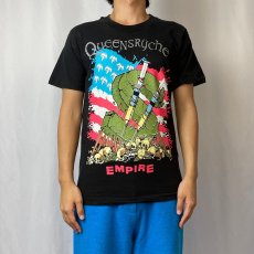 画像3: 90's Queensrÿche USA製 プログレッシブメタルバンドツアーTシャツ BLACK M (3)