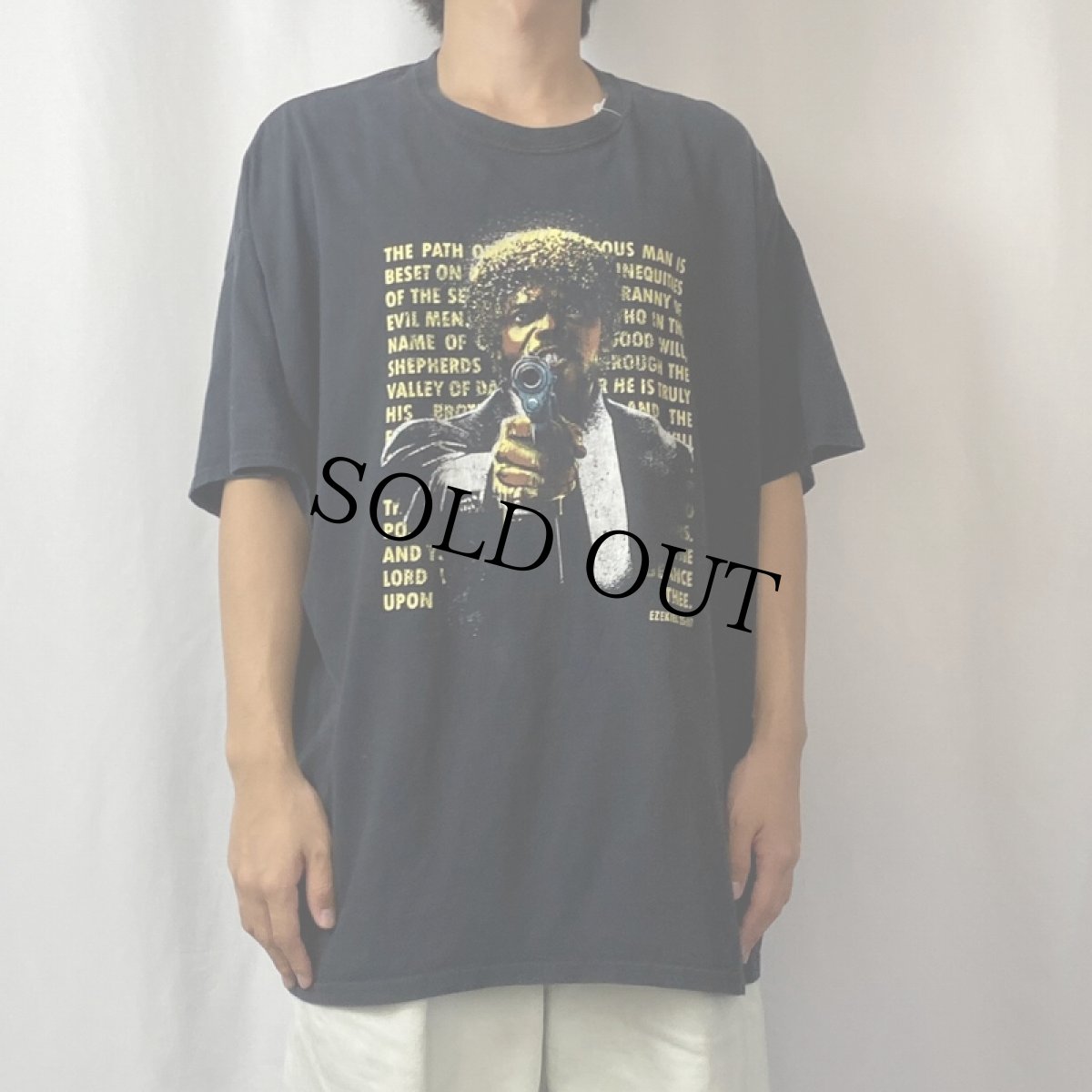 画像2: 映画パロディ ジーザスプリントTシャツ BLACK (2)