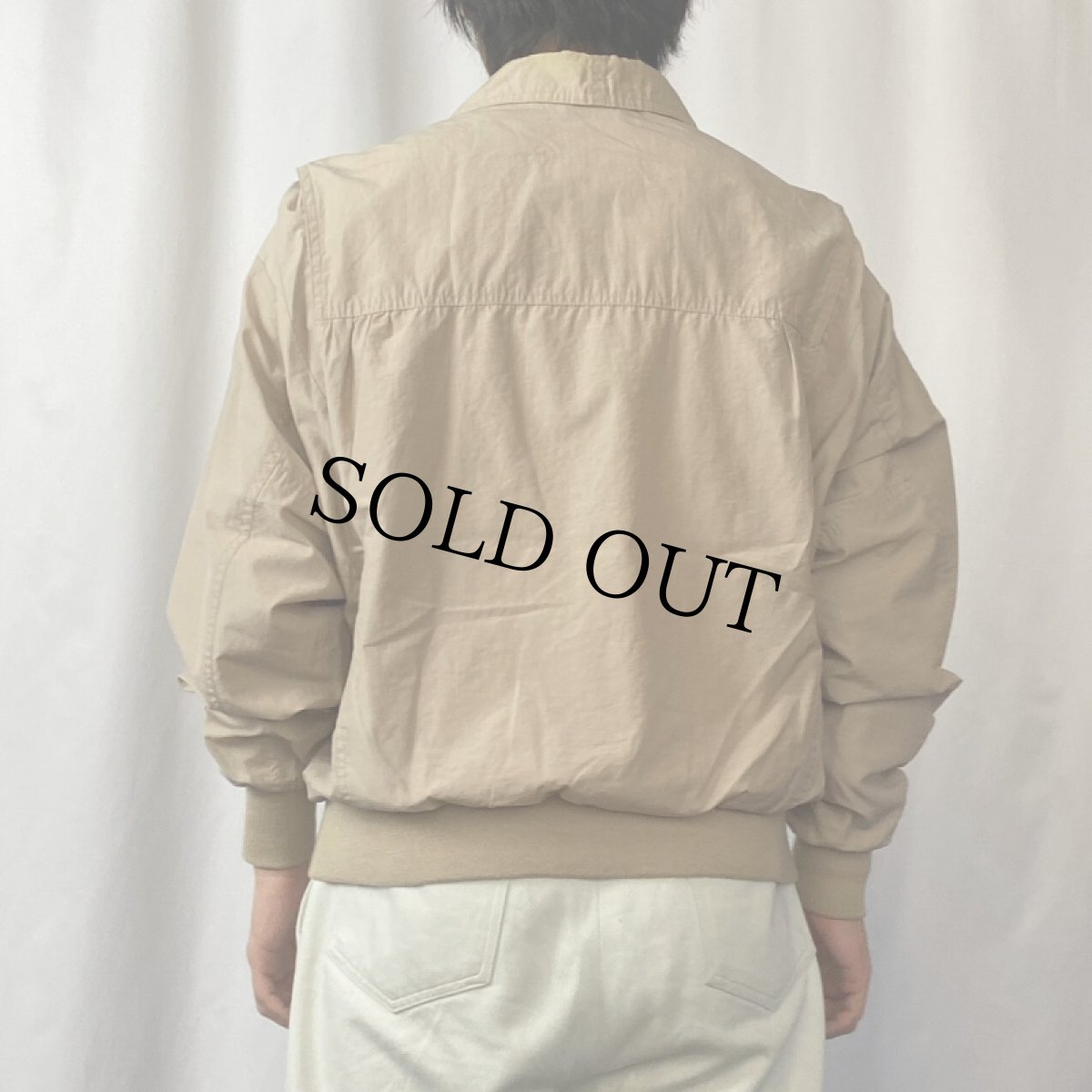 画像2: 90's〜 daniel hechter sportswear ナイロン×コットン スポーツジャケット M (2)