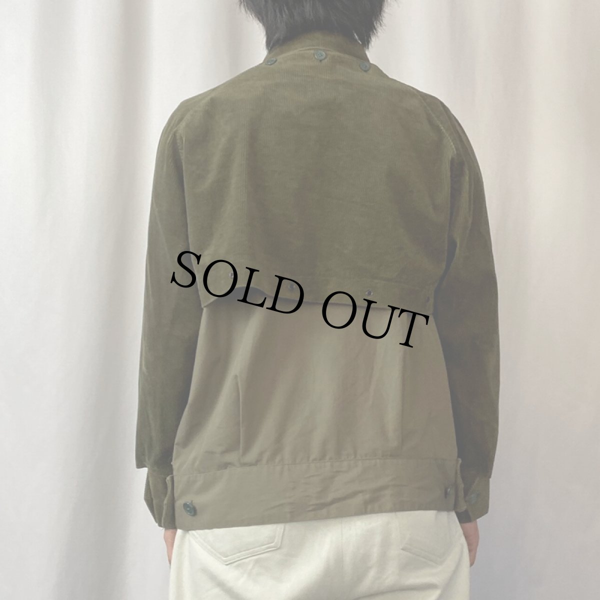 画像3: SHIFENG 切り替えデザイン コーデュロイジャケット (3)