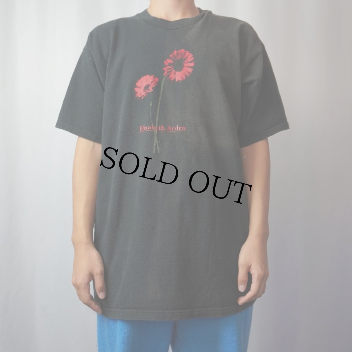 画像2: 90〜2000's Elizabeth Arden "Pick 5" 化粧品ブランドプリントTシャツ BLACK XL (2)