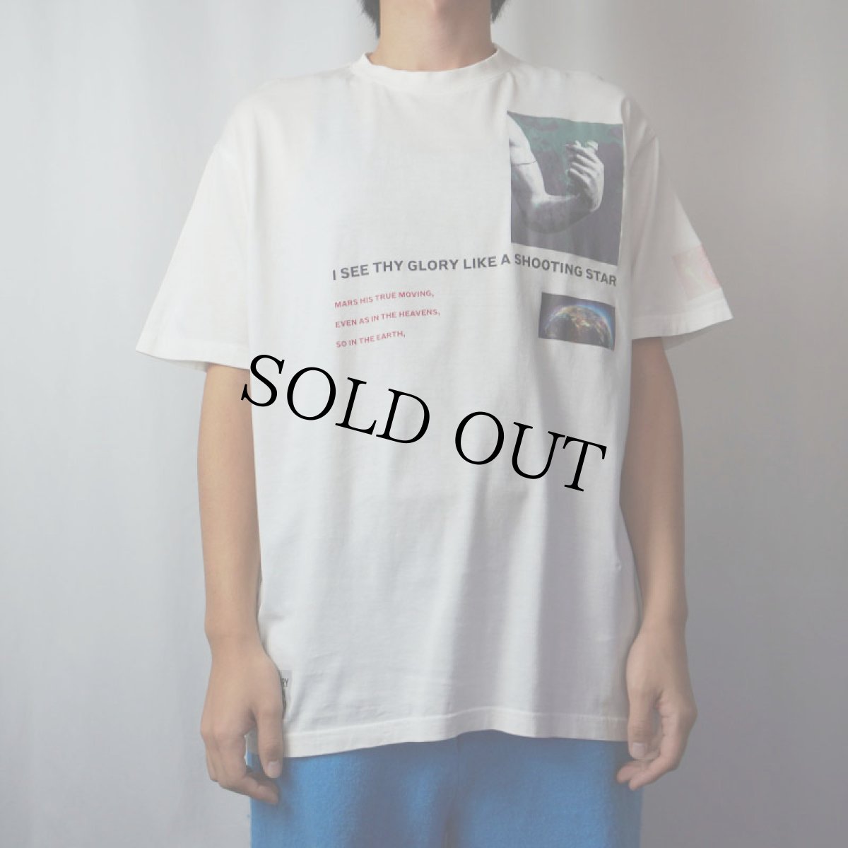 画像3: BURBERRY LONDON ENGLAND PORTUGAL製 モンタージュプリントTシャツ S (3)