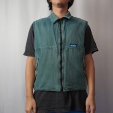 画像2: KAVU USA製 コットンダックベスト S (2)